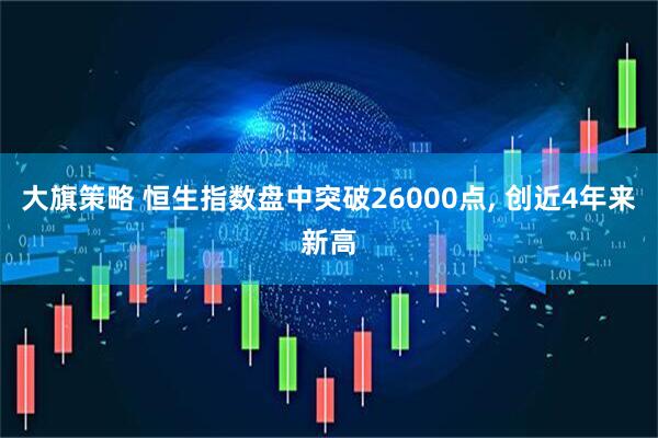 大旗策略 恒生指数盘中突破26000点, 创近4年来新高