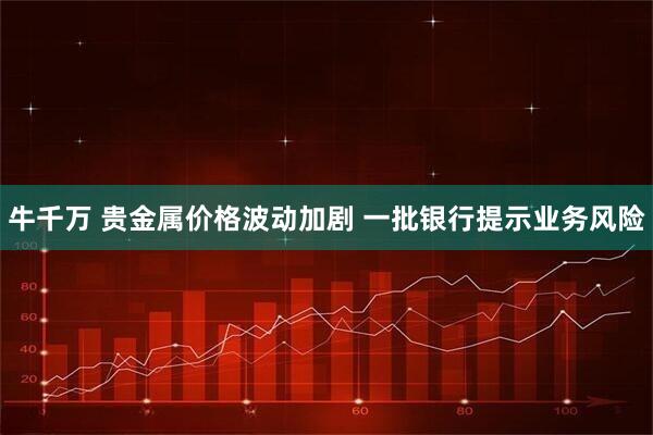 牛千万 贵金属价格波动加剧 一批银行提示业务风险